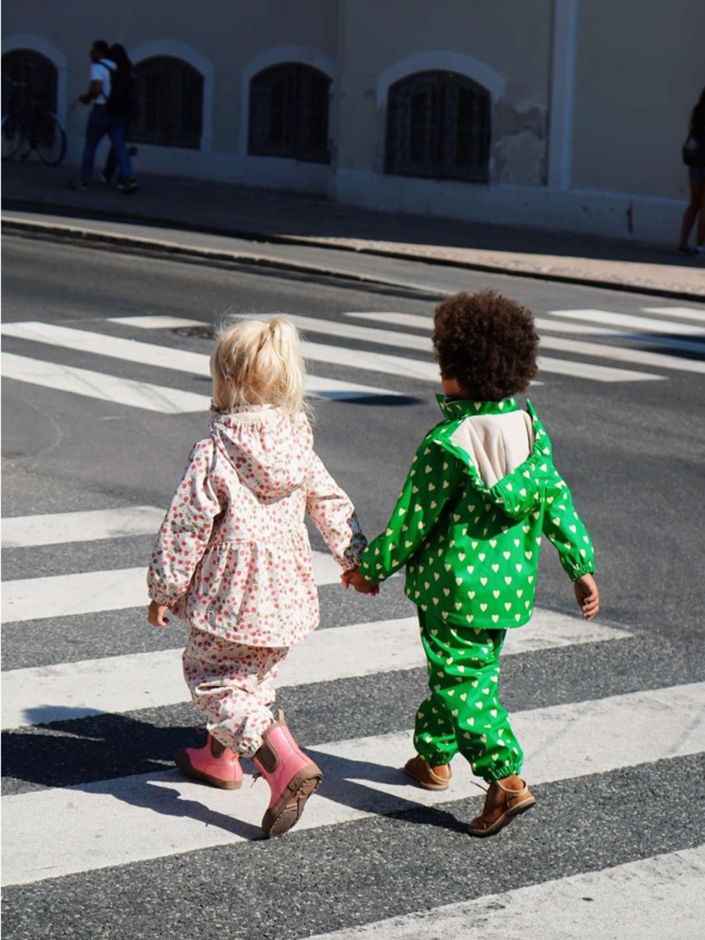 Konges Sløjd Rainy Palme Rainwear Set Green Heart